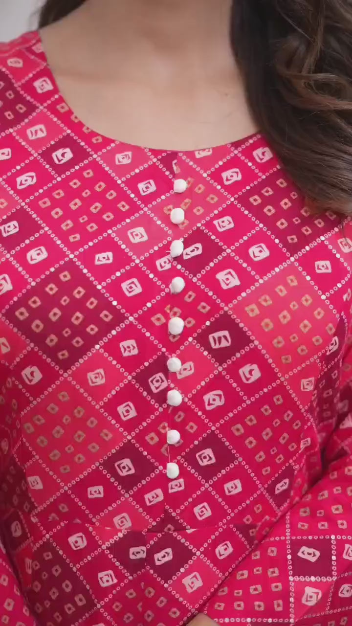 Clothiks Premium Riyon Export Quality Long  Kurti
