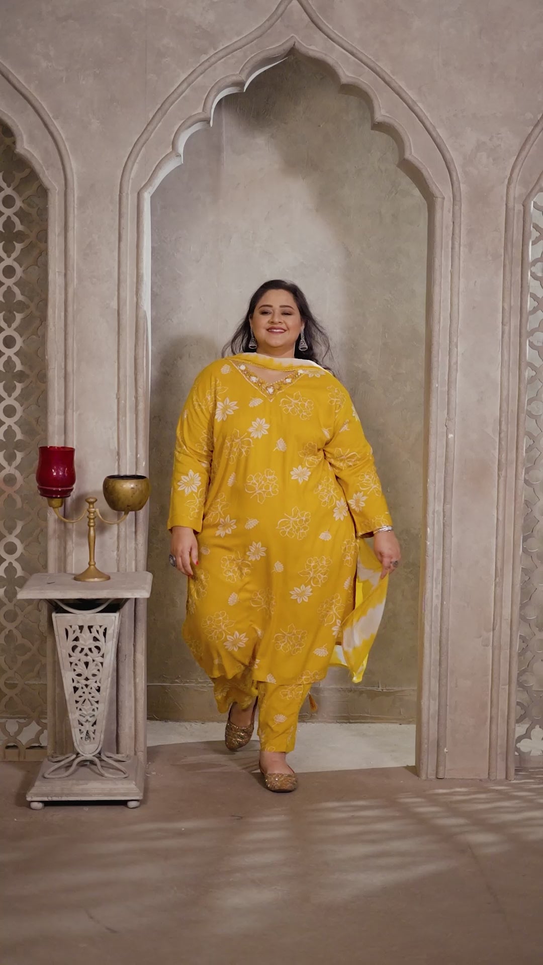 Clothiks Premium Riyon Export Quality With Handwork kurti