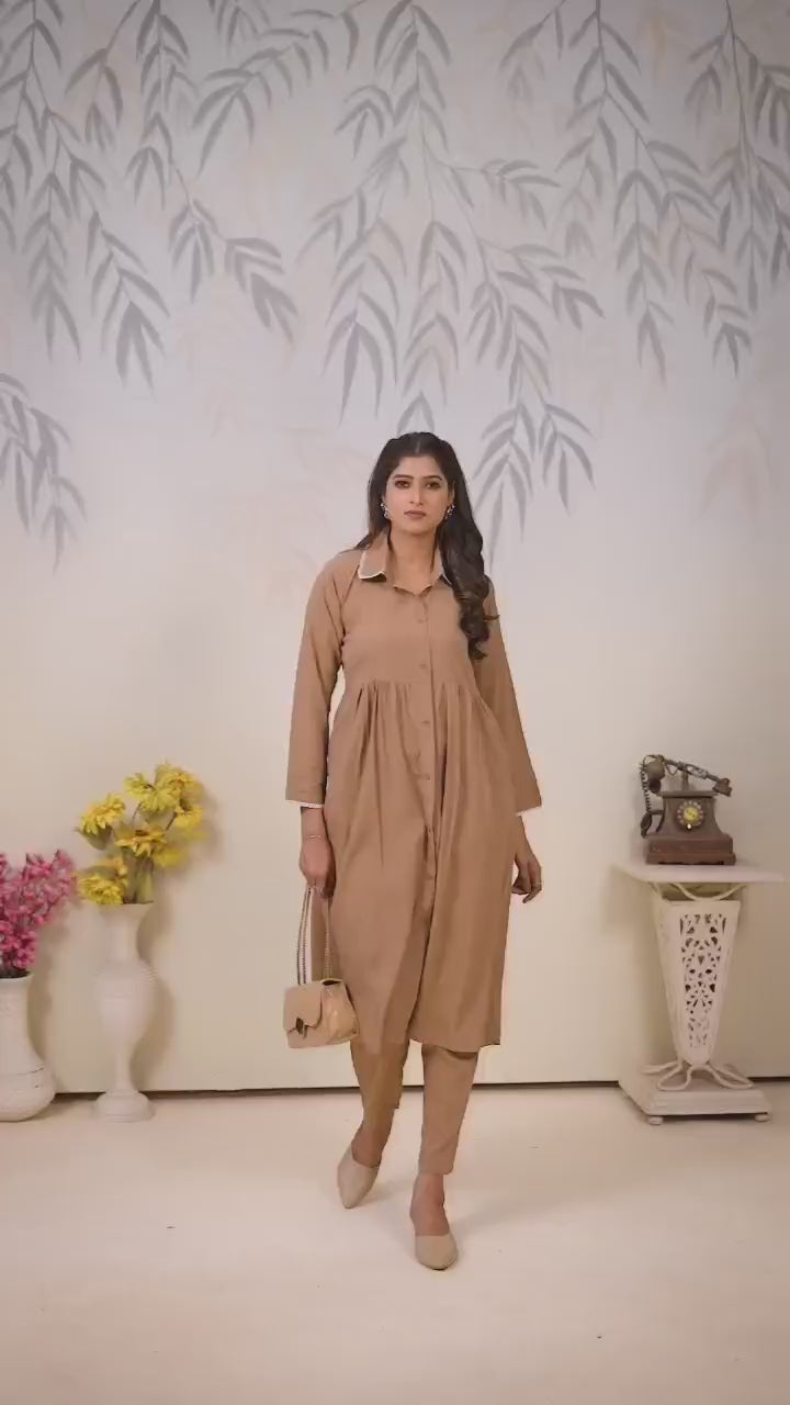 Cothiks Rinkal Cotton With Pocket kurti