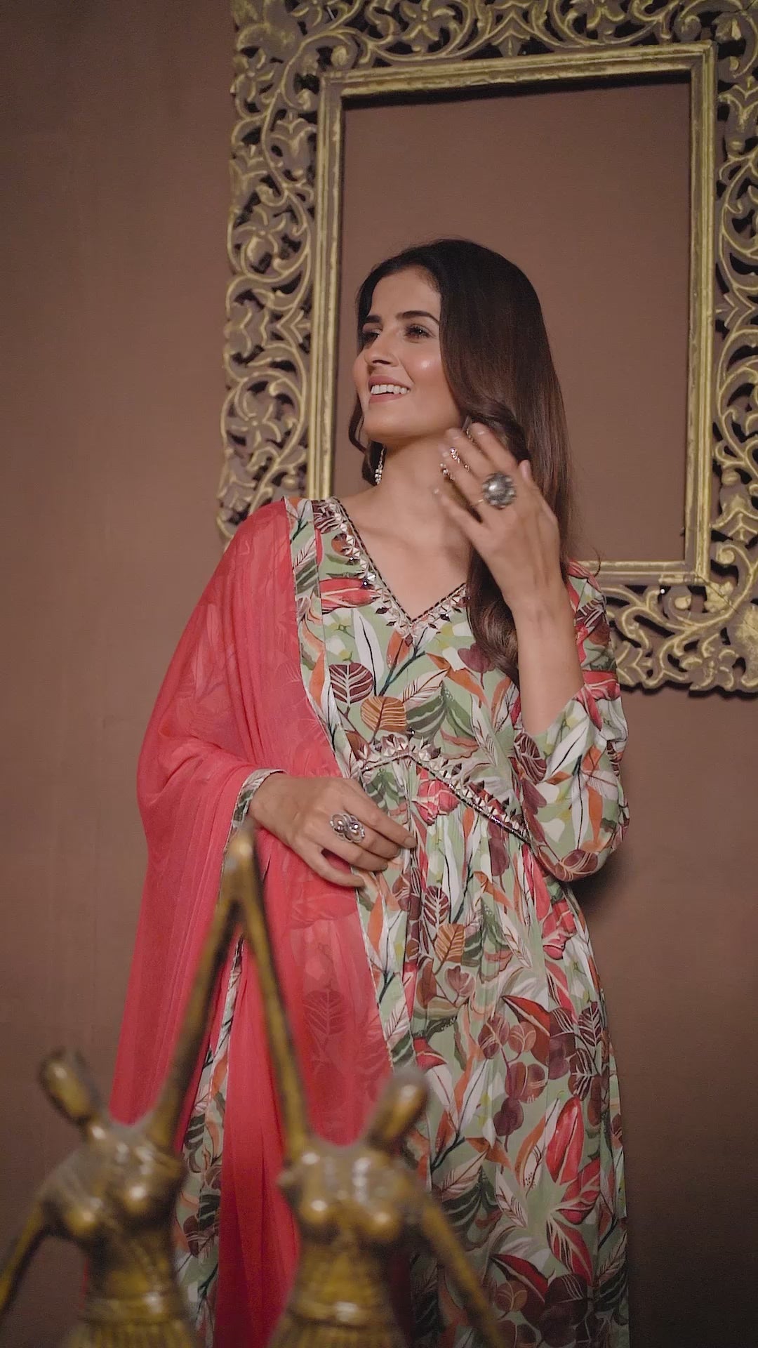 Clothiks Premium Riyon Export Quality Handwork Full stiched kurti