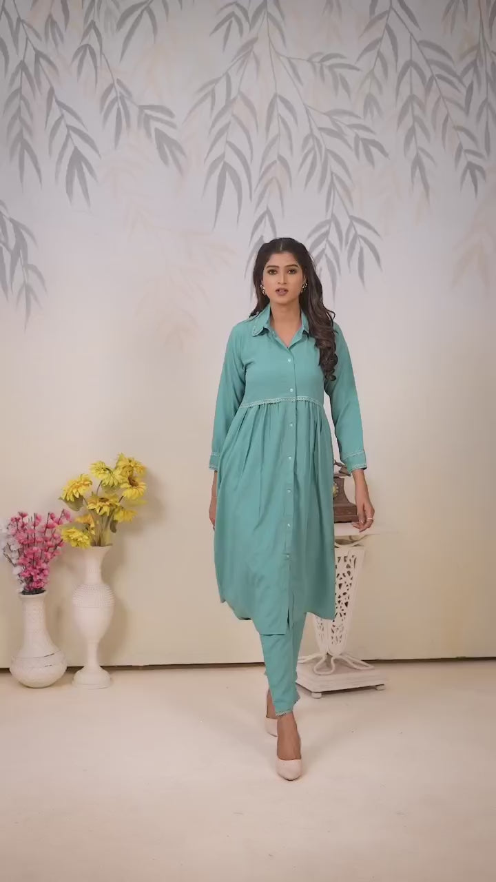 Clothis Rinkal Cotton With Pocket kurti