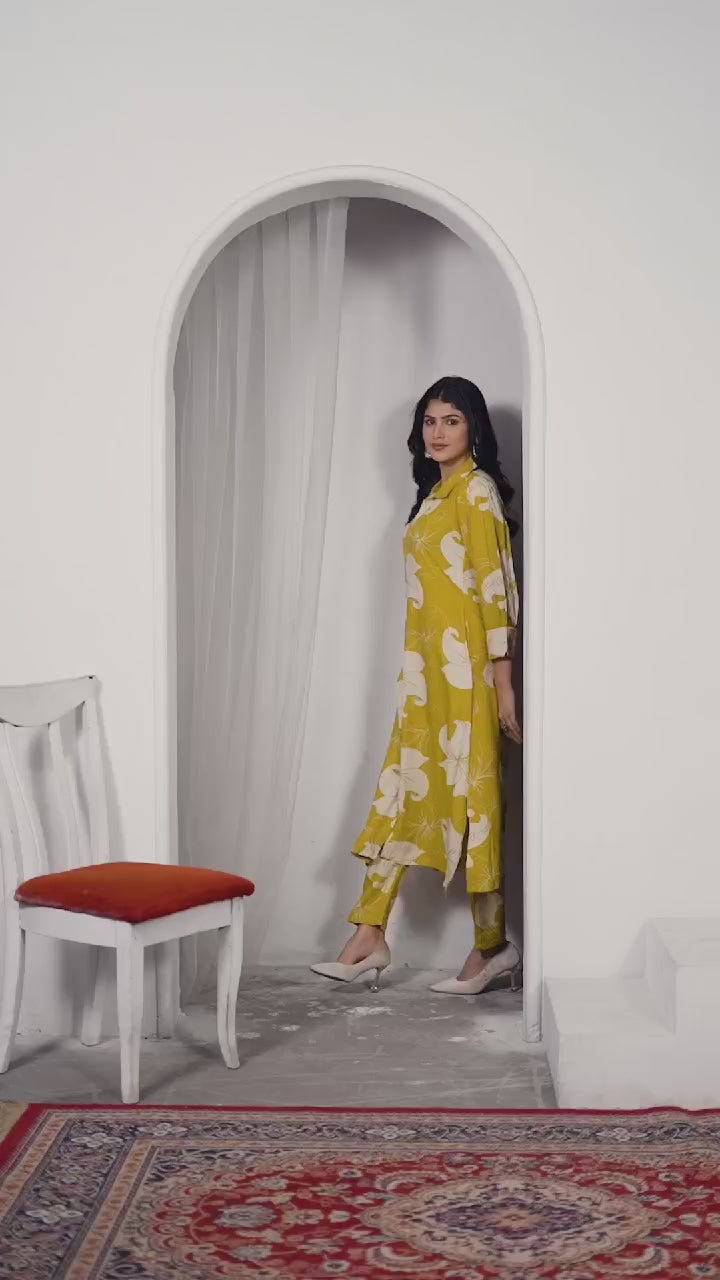 Clothiks Premium Chanderi export quality With Pocket kurti