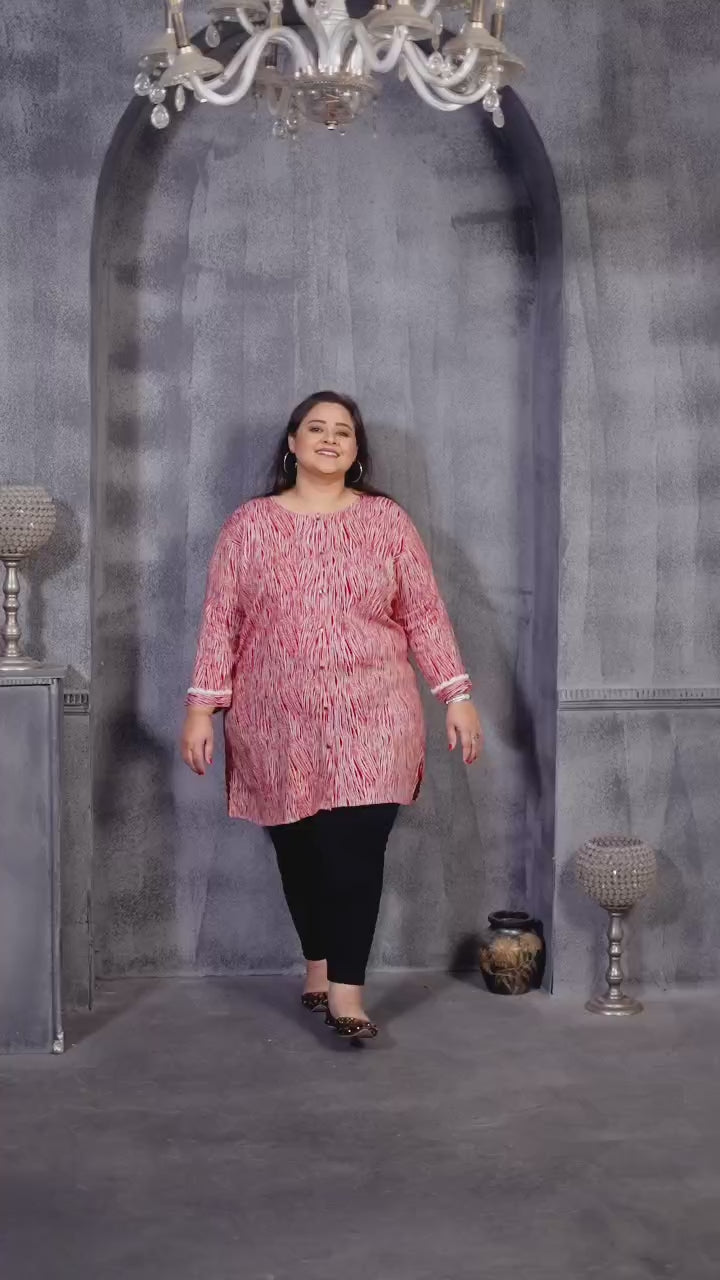 Clothiks Premium Riyon Export Quality Embroidery Full stiched kurti